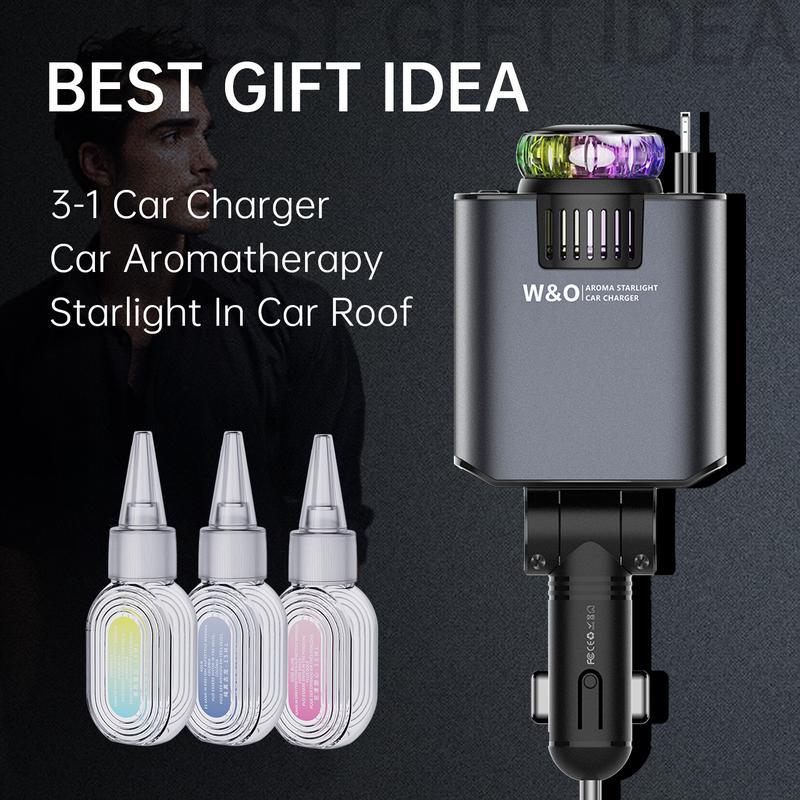 5 in 1 Straight Car Charger